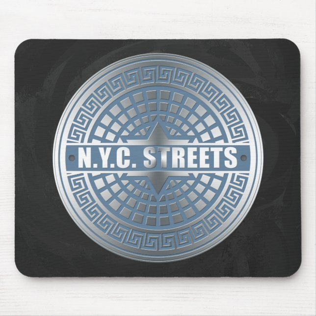 Kanaldeckel NYC Mousepad (Vorne)
