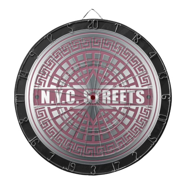 KanaldeckelNYC Dartscheibe (vorne)