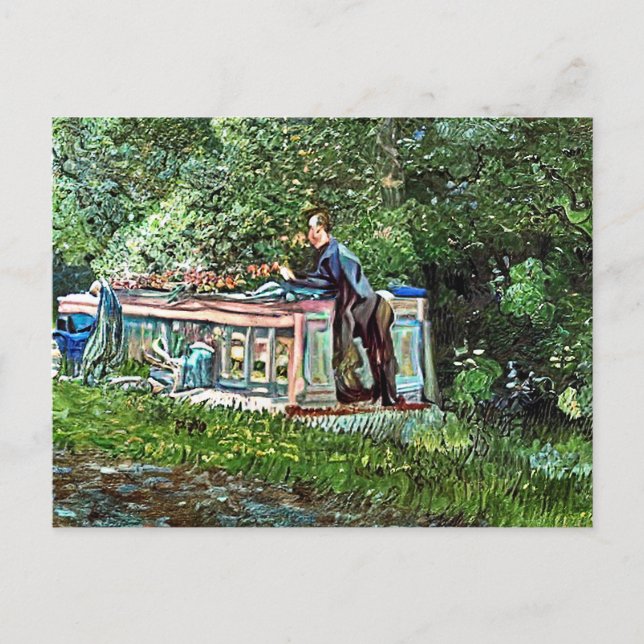 KANALE UND NARROWBOOTE POSTKARTE (Vorderseite)
