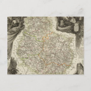 Kanäle und Straßen Postkarte