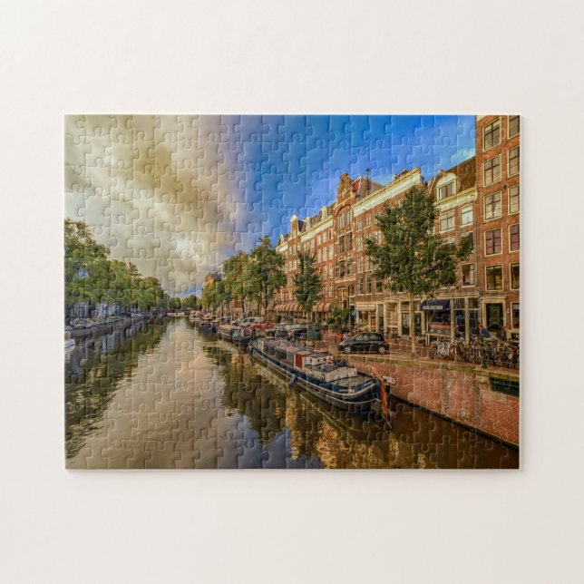 Kanäle von Amsterdam. (Horizontal)