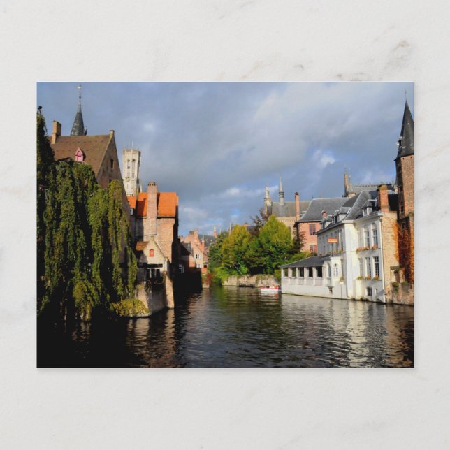 Kanäle von Brügge Postkarte (Vorderseite)