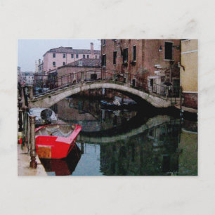 Kanäle von Venedig II Postkarte