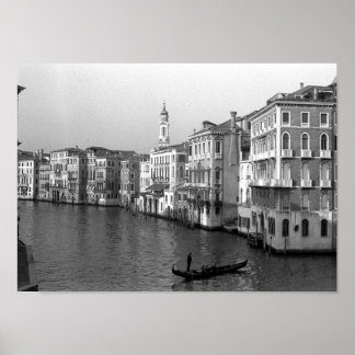 Kanäle von Venedig Italien Poster