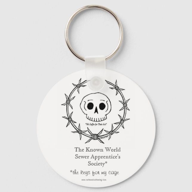 Kanalisationskeyring Schlüsselanhänger (Vorderseite)