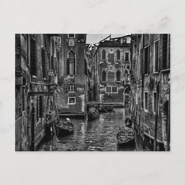 Kanalkanal der Gondelbahn Venedig italy Postkarte (Vorderseite)