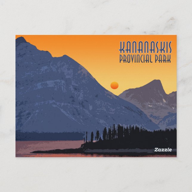 Kananaskis, Alberta. Kanada Postkarte (Rückseite)