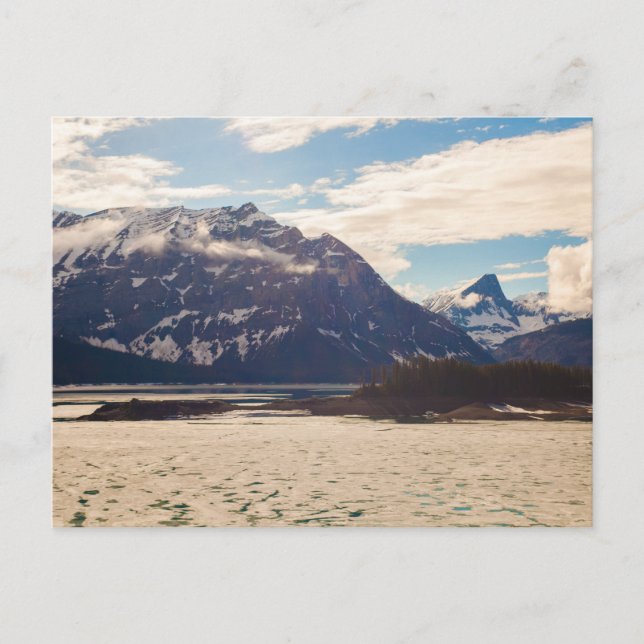 Kananaskis Country upper lake, Alberta, Kanada Postkarte (Vorderseite)
