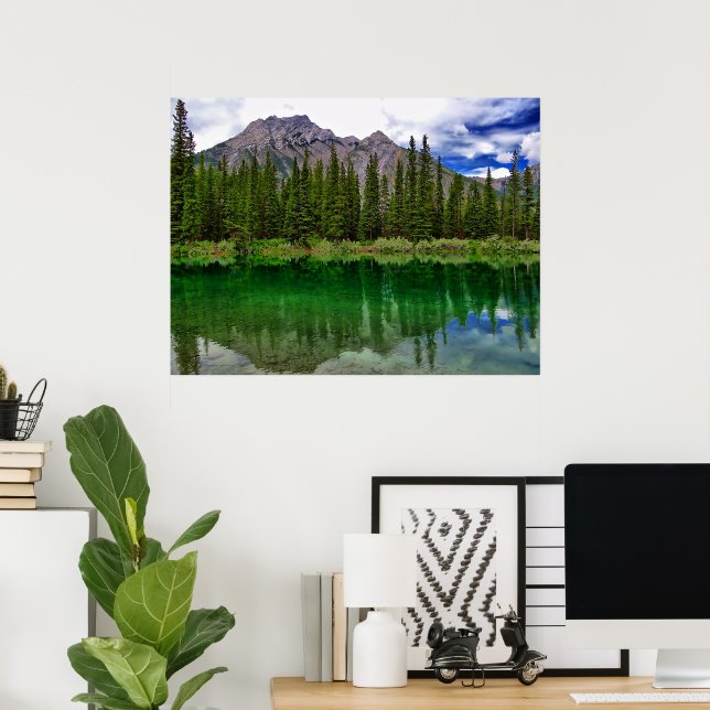 Kananaskis Quietude Gerahmt Print Poster (Heimbüro)