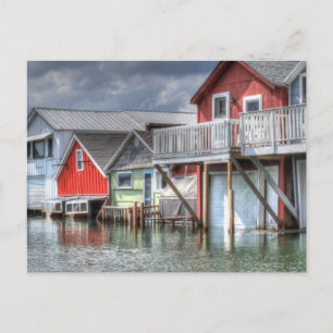 Kanandaigua Boathouse-See Postkarte