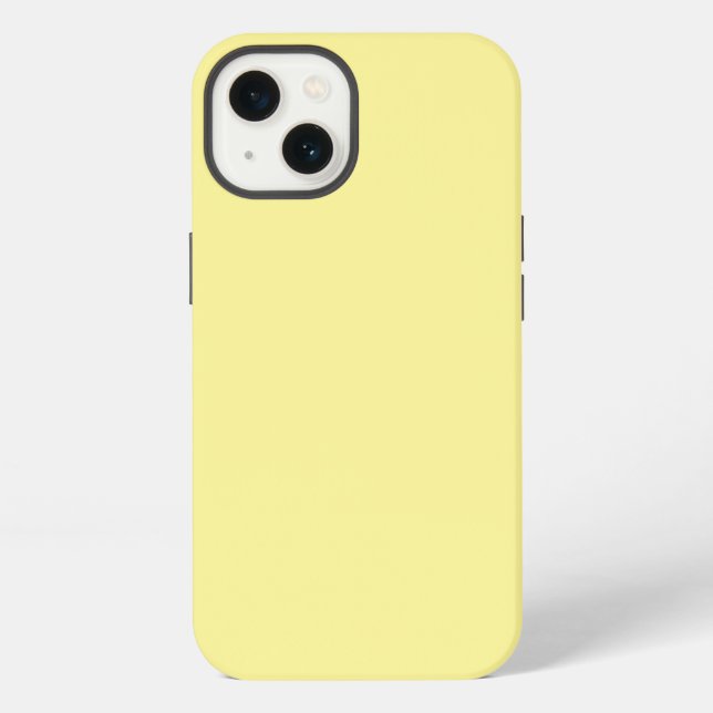 Kanariengelb  iPhone hülle (Rückseite)