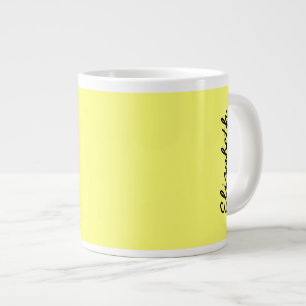 Kanariengelbe Farbe Jumbo-Tasse