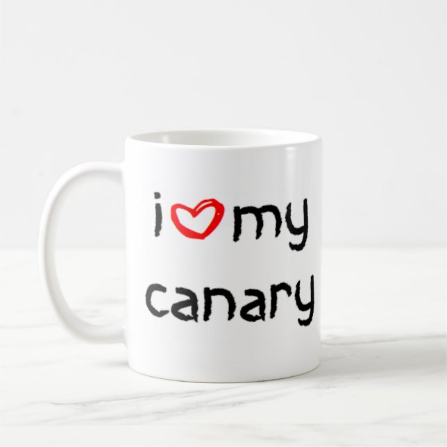 Kanarienherz Kaffeetasse (Links)