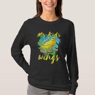 Kanarienvogel Haustier Vogel Fink Mama Papa Meine T-Shirt