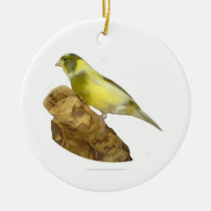 Kanarienvogel Keramik Ornament