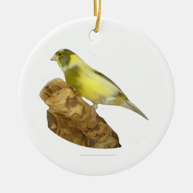 Kanarienvogel Keramik Ornament (Vorne)