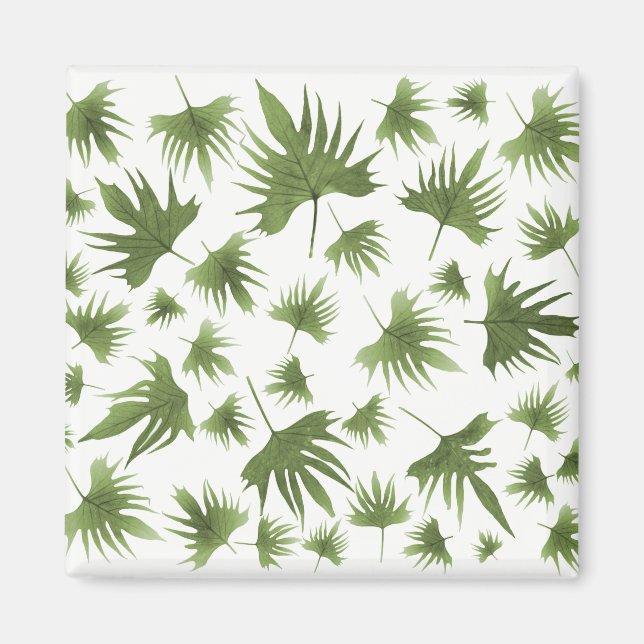 Kanarische Blätter Magnet (Vorne)