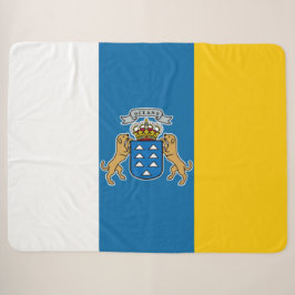 Kanarische Flagge (Kanarische Inseln, Spanien) Sherpadecke