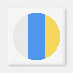 Kanarische Flagge Magnet