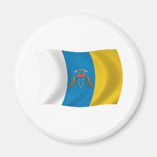 Kanarische Inseln Flagge Magnet