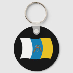 Kanarische Inseln Flagge Schlüsselanhänger