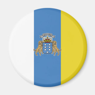 Kanarische Inseln Hochwertige Flagge Magnet