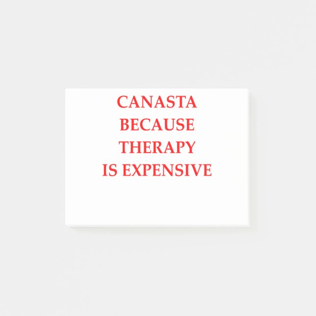 KANASTA POST-IT KLEBEZETTEL (Vorderseite)