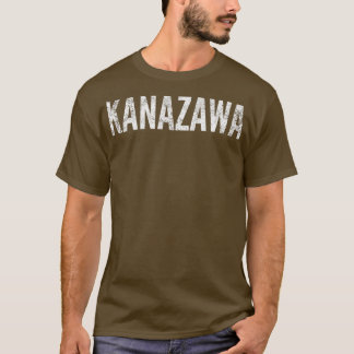 Kanazawa Japan Distressed Graphic T-Shirt