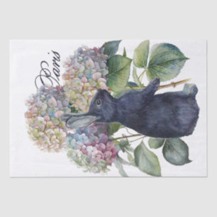 Kanbit Hydrangea Blume Paris Osterdekoupage Seidenpapier