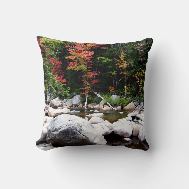 Kancamagus Highway - Herbst Kissen (Vorderseite)
