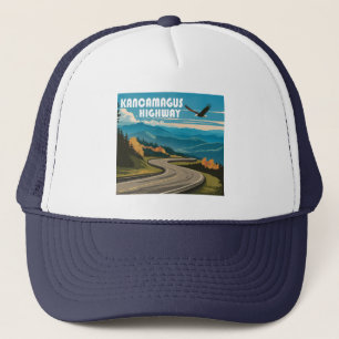 Kancamagus Highway New Hampshire Adler Truckerkappe