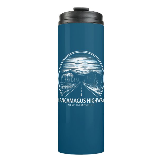 Kancamagus Highway New Hampshire Forest Thermosbecher (Vorderseite)