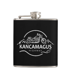 Kancamagus Highway New Hampshire Motorrad Flachmann