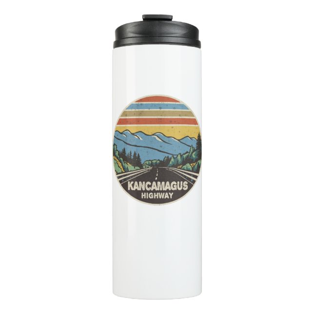 Kancamagus Highway New Hampshire Thermosbecher (Vorderseite)