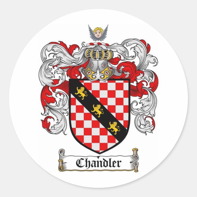 KANDELER-FAMILIENWAPPEN - WANDERSCHUTZSCHUTZ VON W RUNDER AUFKLEBER (Vorderseite)