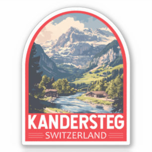 Kandersteg Schweiz Reisen Aufkleber