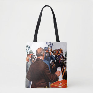 Kandidat, der 2 wählt tasche