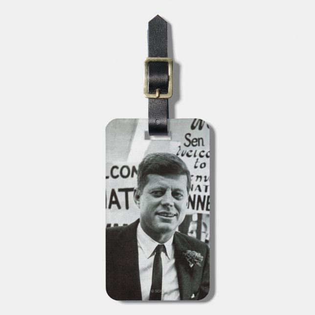 Kandidat Kennedy Gepäckanhänger (Vorderseite vertikal)