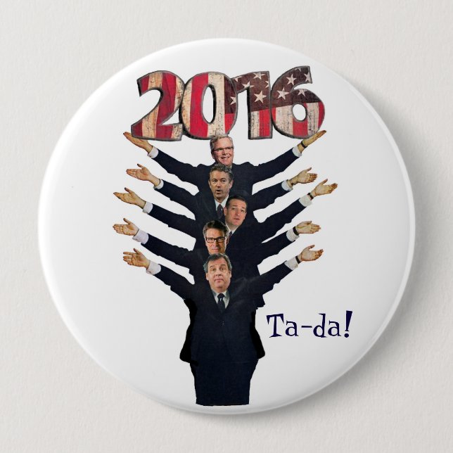 Kandidaten GOP 2016 für Präsidenten Button (Vorderseite)