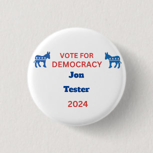 Kandidatenname Wahl 2024 Demokrat individuell anpa Button