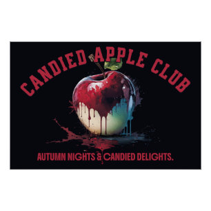 Kandierter Apfel Club Poster