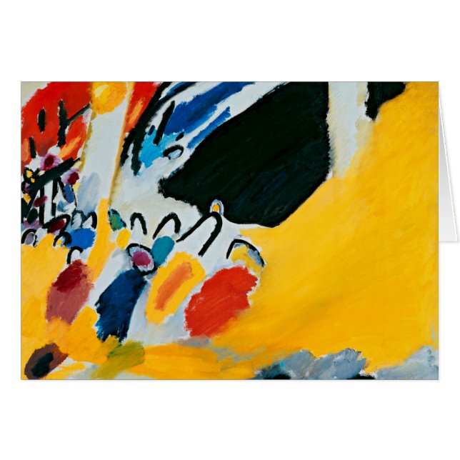 Kandinski Impression III Konzert Abstrakte Malerei (Vorderseite (Horizontal))
