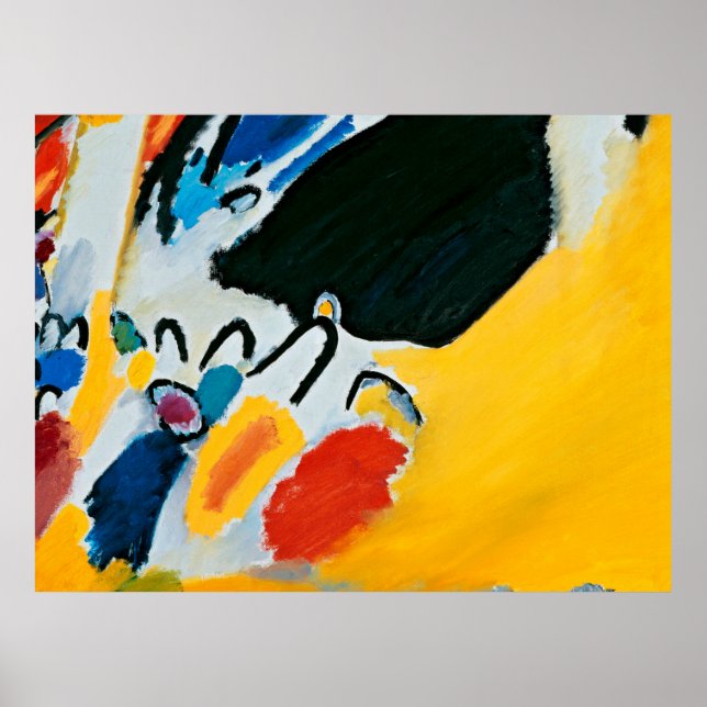 Kandinski Impression III Konzert Abstrakte Malerei Poster (Vorne)