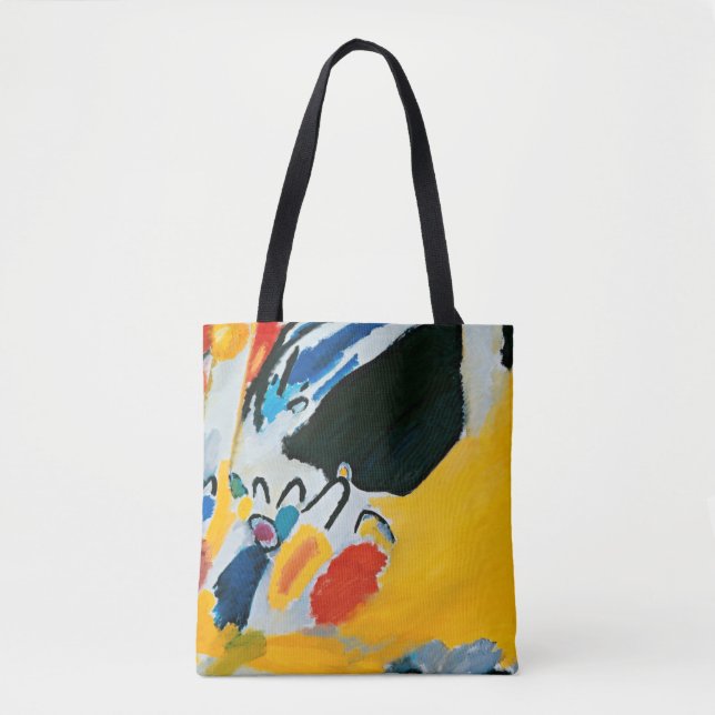 Kandinski Impression III Konzert Abstrakte Malerei Tasche (Vorderseite)