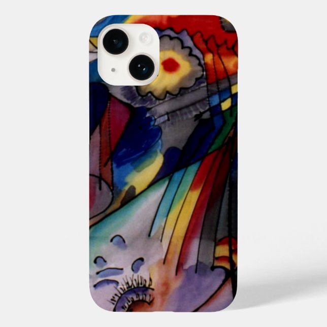 Kandinsky 1913 Abstrakte Malerei Case-Mate iPhone 14 Hülle (Rückseite)