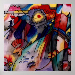 Kandinsky 1913 Abstrakte Malerei Poster