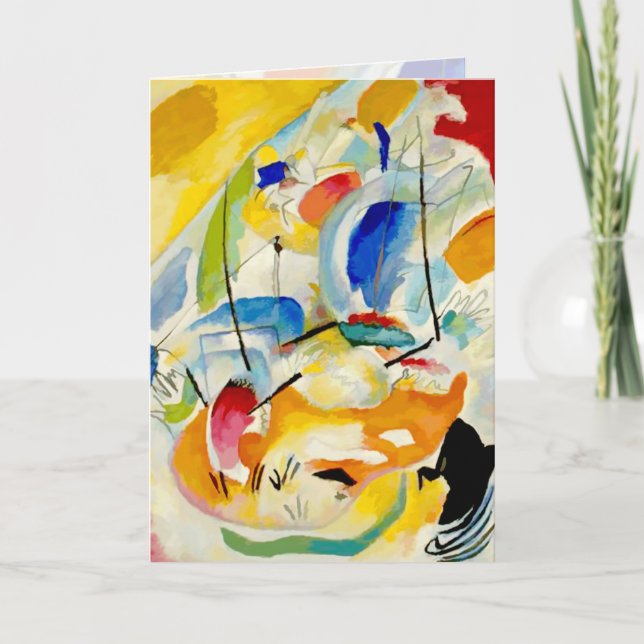 Kandinsky 1913/Seattle/pixdezines Karte (Vorderseite)
