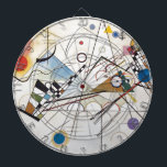 Kandinsky 1923/Komposition viii/pixdezines Dartscheibe<br><div class="desc">Wassily Wassiljewitsch Kandinsky Zusammensetzung VIII 1923 (Russisch geboren 1866-1944). Digital verbessert durch PixDezines.com. Alle Rechte vorbehalten.</div>
