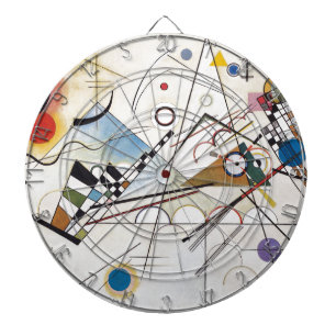 Kandinsky 1923/Komposition viii/pixdezines Dartscheibe