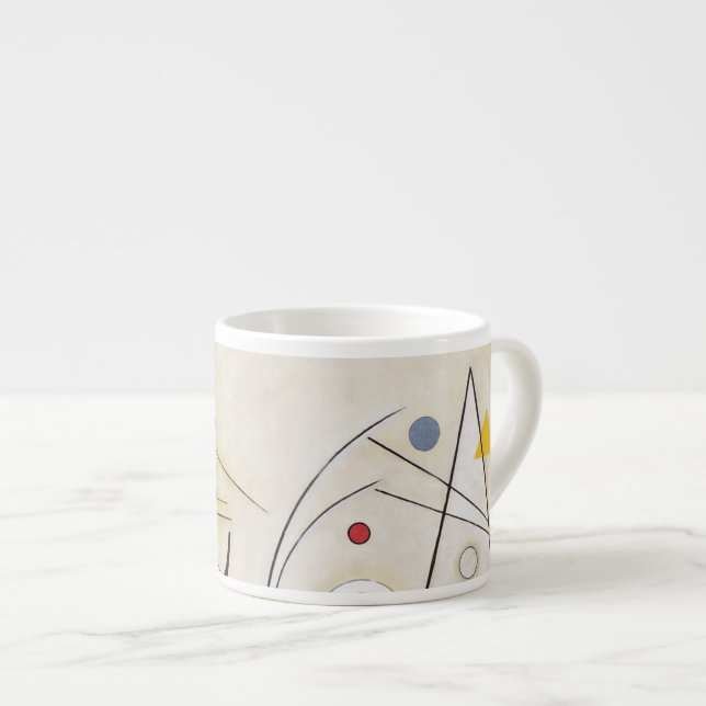 Kandinsky 1923/Komposition viii/pixdezines Espressotasse (Vorderseite Rechts)